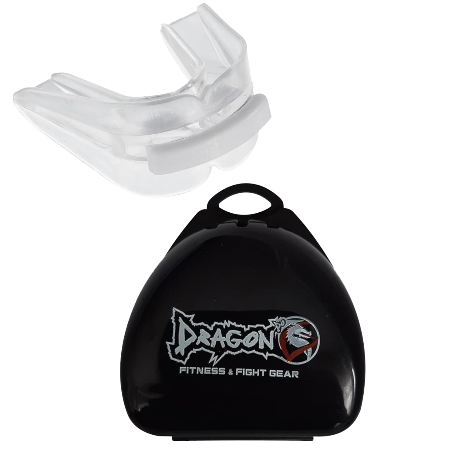 Dragon do Professional Mundschutz Sportmundschutz für Boxen, MMA, Kickboxen, Kampfsport, Rugby, Karate, Hockey Zahnschutz Erwachsene, Jugendliche (Transparent, Kinder-99115)
