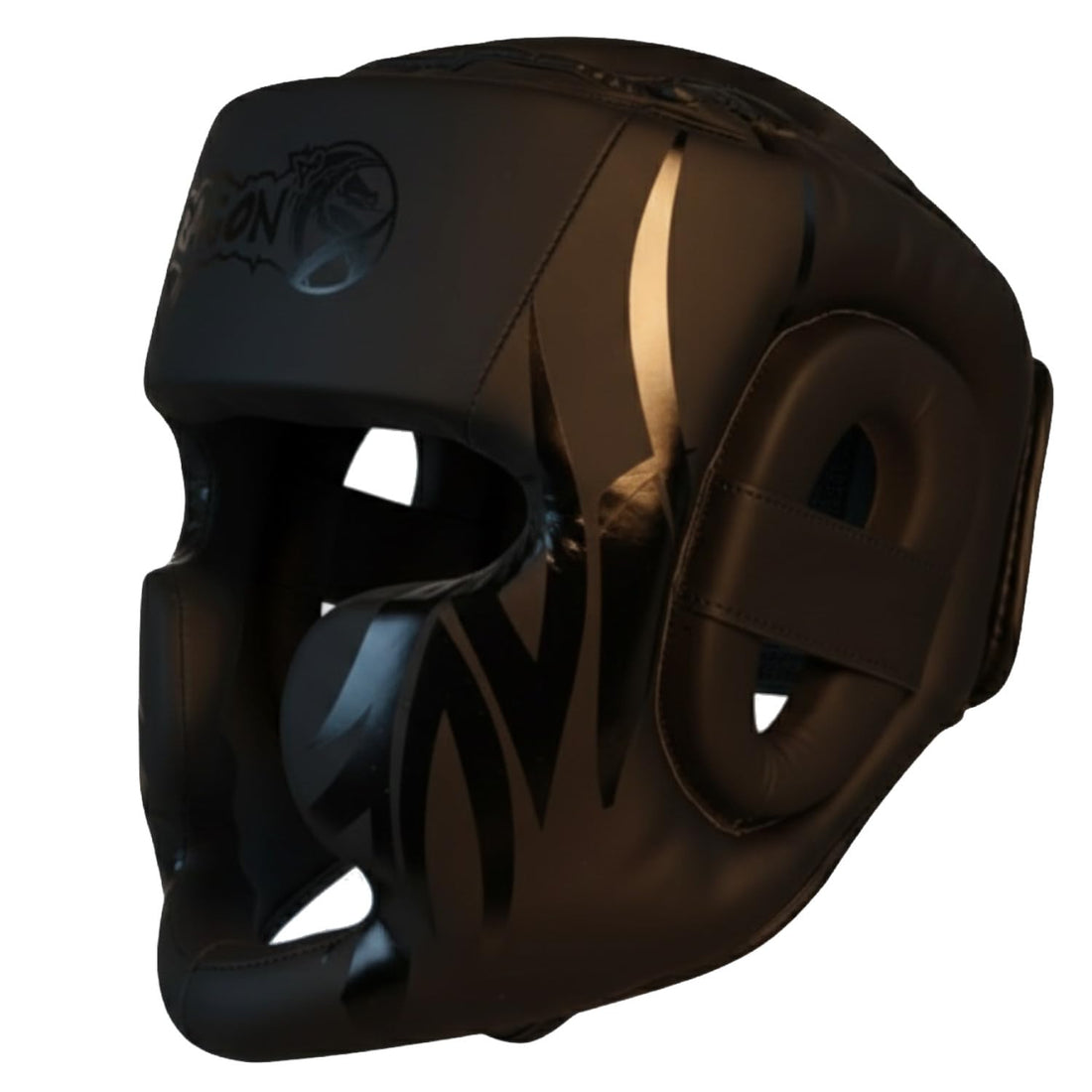 Dragon do Mamba Professional Sparring-Set: Full-Face Kopfschutz Anatomische Schienbeinschoner High-Impact Schutzausrüstung für MMA, Muay Thai, Kickboxen K1 Premium