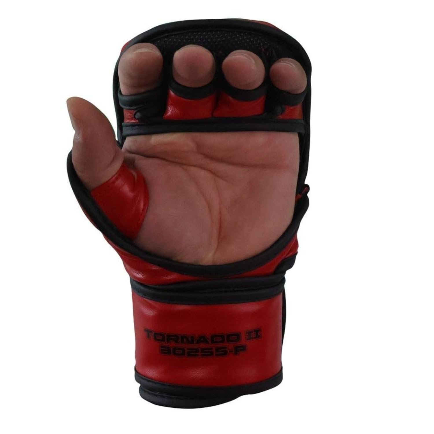 Dragon do MMA Handschuhe 30255-P Tornado Kampfsport Handschuhe mit Daumenschutz Grappling, Sparring, Boxsack Muay Thai Kunstleder Herren Damen Schwarz Rot Blau (Rot