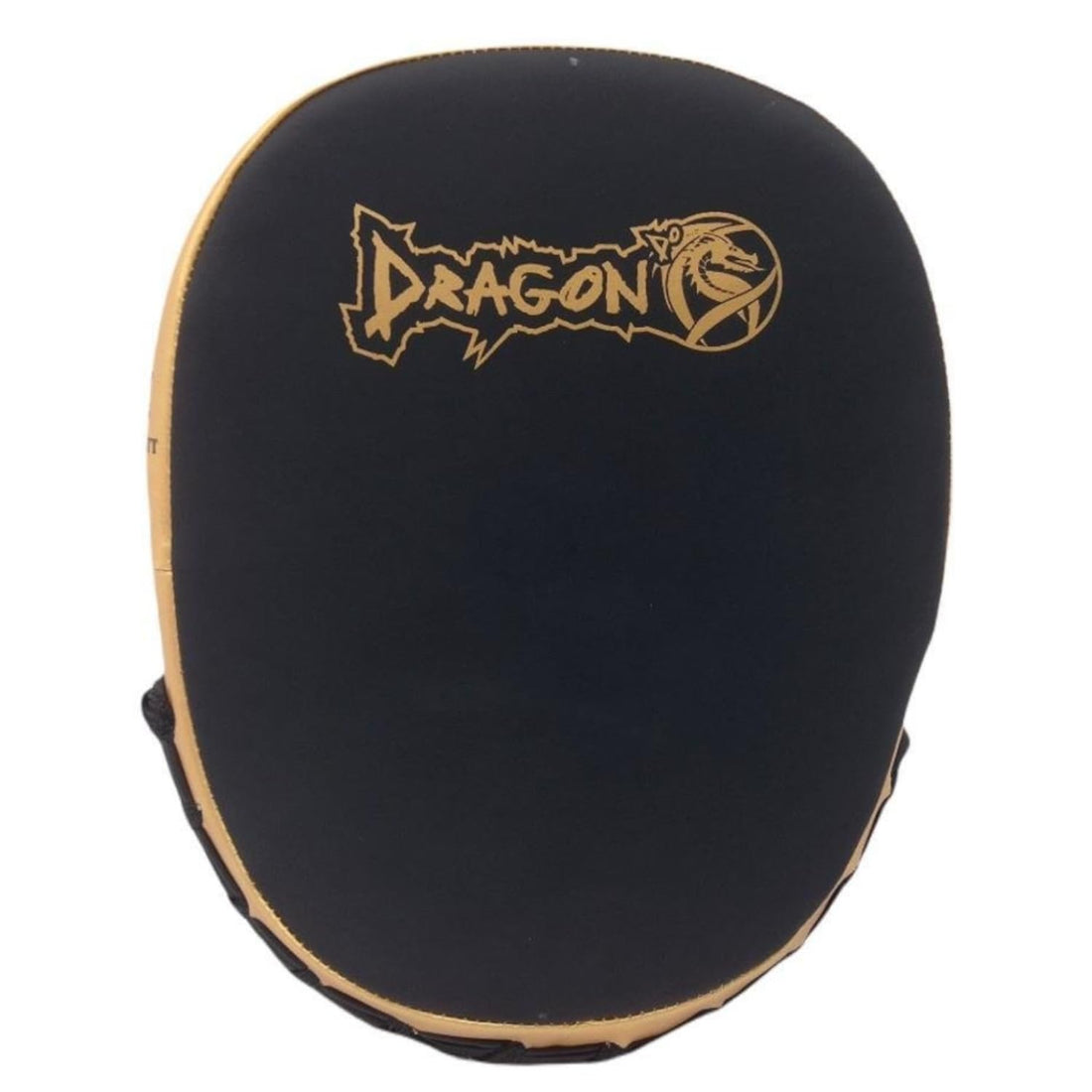 DragonDo 40224-P Professionelle Rayong Pads Boxpratzen Set (Paar) Gelb/Schwarz Stoßdämpfende Gekrümmte Schlagpolster für Boxen, Kickboxen MMA Hochwertiges PU-Leder