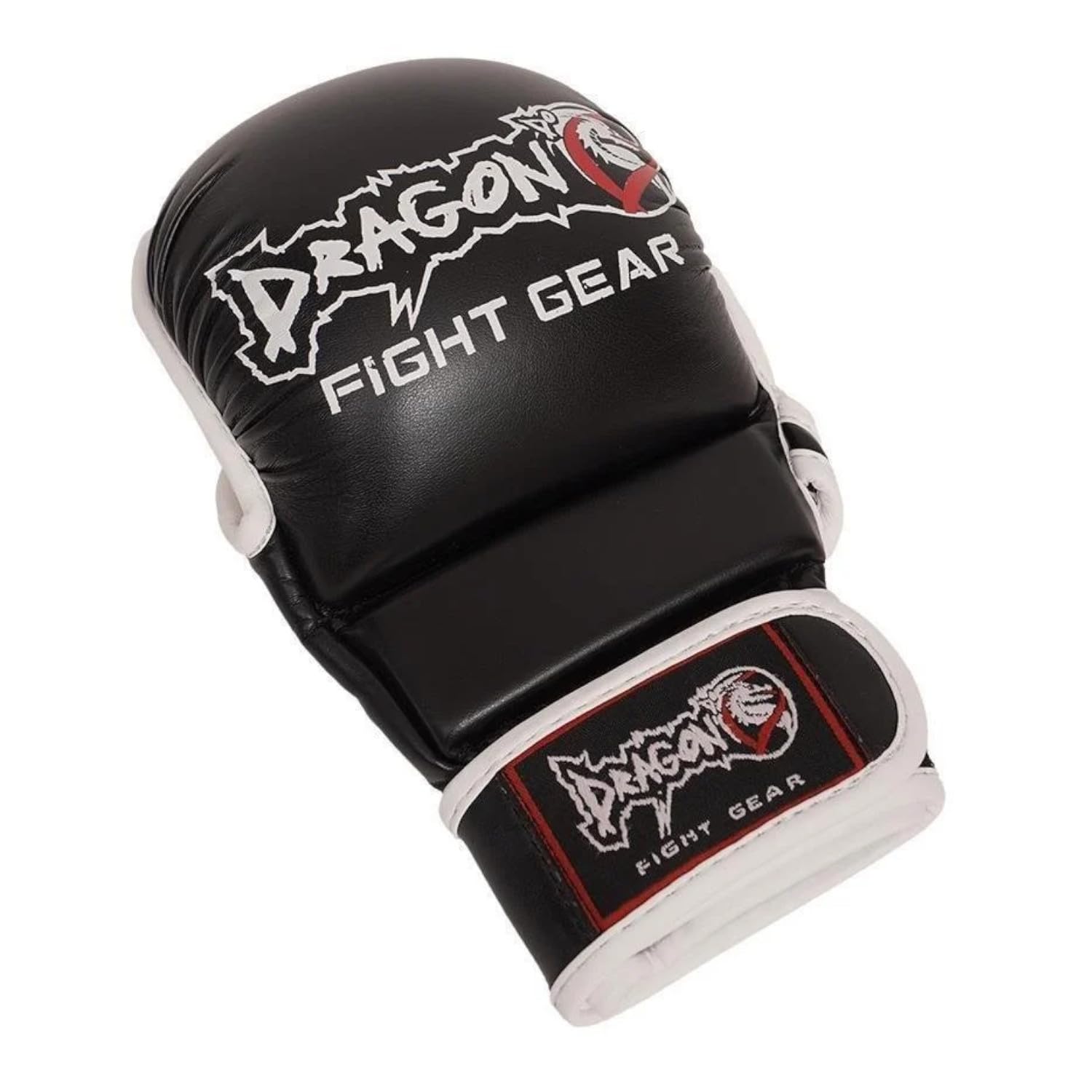 Dragon do MMA Handschuhe 30255-P Tornado Kampfsport Handschuhe mit Daumenschutz Grappling, Sparring, Boxsack Muay Thai Kunstleder Herren Damen Schwarz Rot Blau (Rot