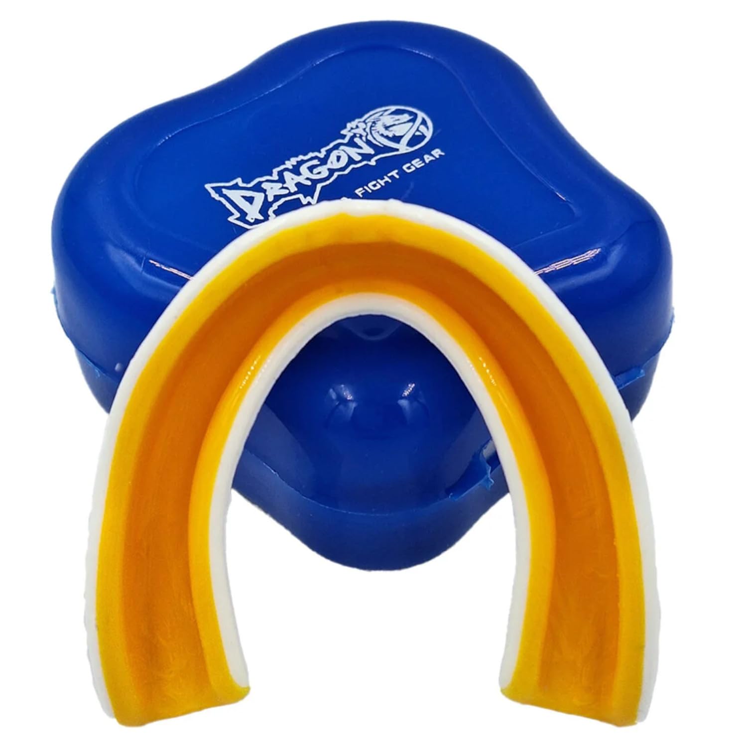Dragon 99123 Profi Gel-Zahnschutz für Boxen Kampfsport Mundschutz inkl. Hygiene-Box BPA-frei Anpassbar Zahnschutz für Muay Thai, MMA, Kickboxen, Rugby Hockey Erwachsene