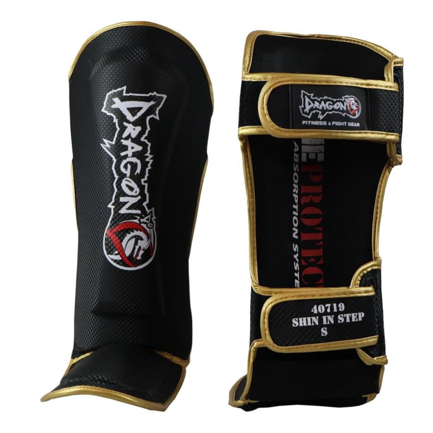 DRAGON DO Muay Thai, Kickboxen und MMA Schienbeinschoner fr M„nner, Frauen, Kinder mit perfektem Sitz und idealer Polsterung und fr weitere Kampfsportarten (L)