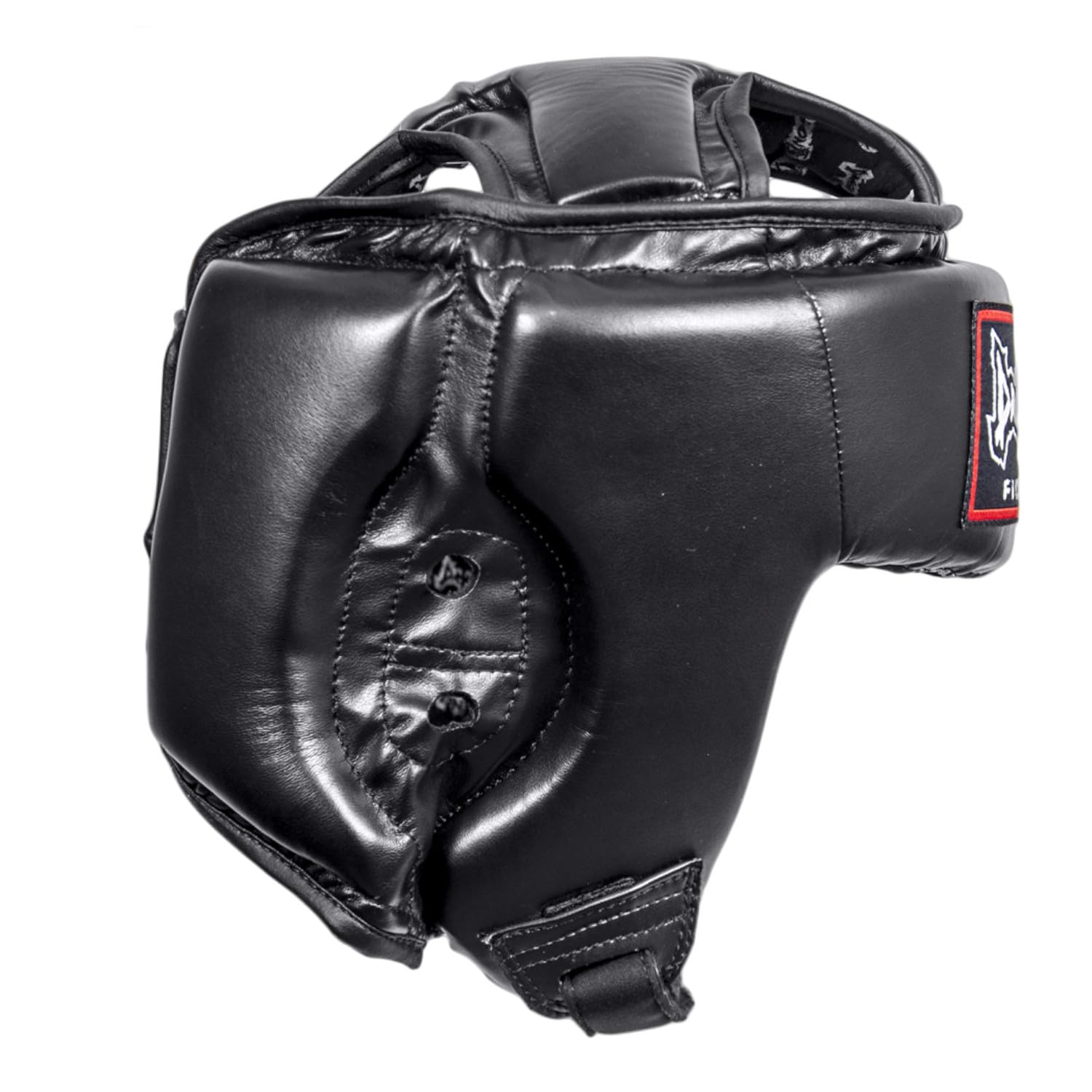 Dragondo 11785-P Kopfschutz für Kickboxen & Muay Thai – Geschlossener Boxhelm mit Wangen- und Oberkopfschutz, CE-Zertifiziert, Schwarz/Rot/Blau (Rot, L)