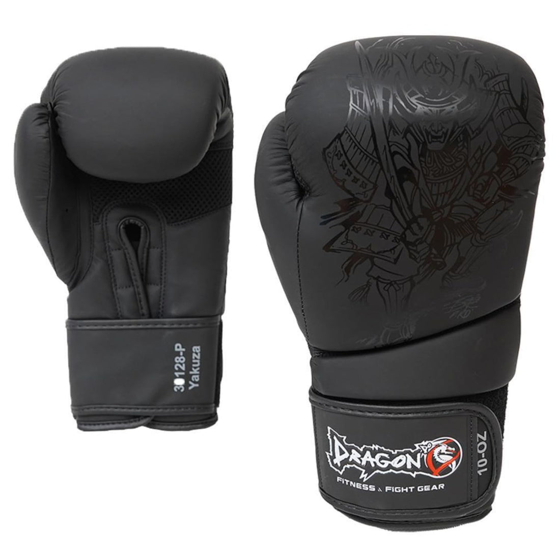 Yakuza Boxhandschuhe Muay Thai Kickboxen Sparring, Männer Damen, Boxsack Punchinghandschuhe, Kickboxhandschuhe MMA Kampfsport Training Schwarz Adult 8 10 12 14 16oz