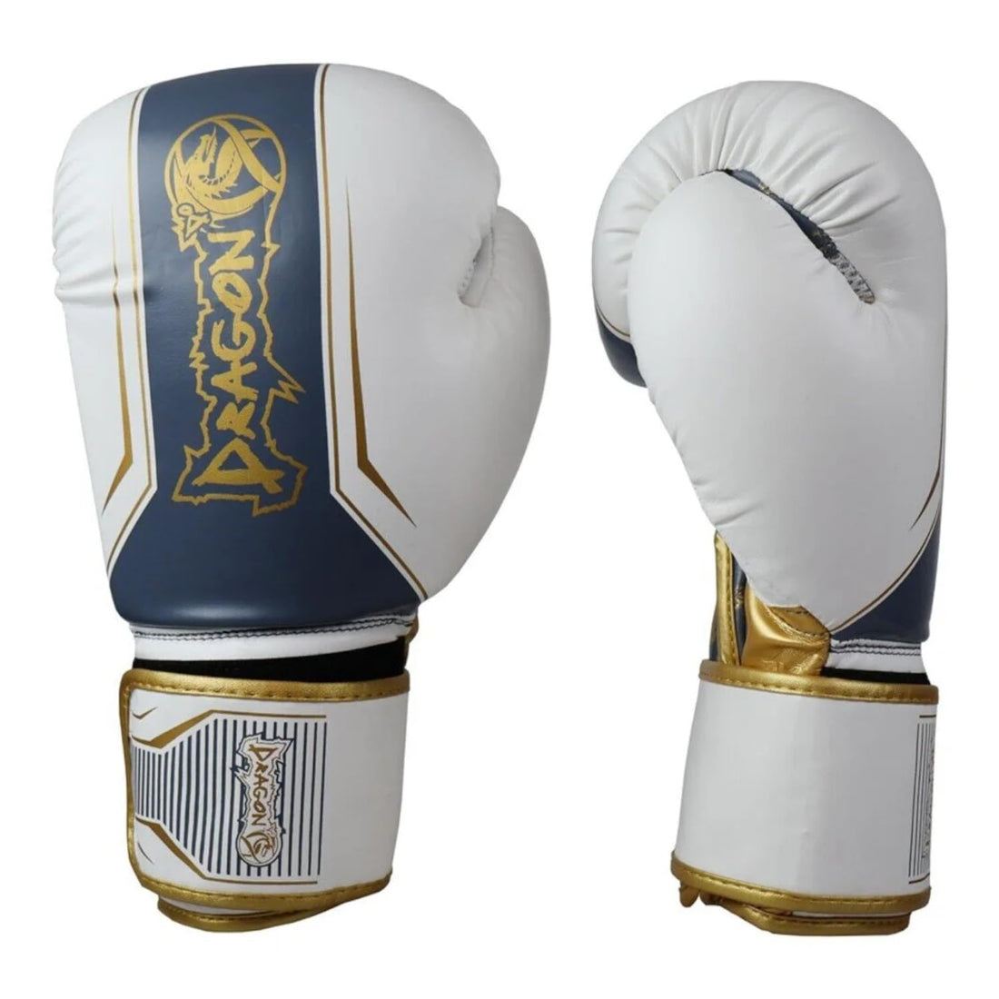 Dragon Do Legacy Boxhandschuhe 10-12-14-16 Oz Professionelle Box Kickboxhandschuhe aus Premium Kunstleder Schwarz-Weiß Ergonomische Dämpfung für Muay Thai, MMA Sparring