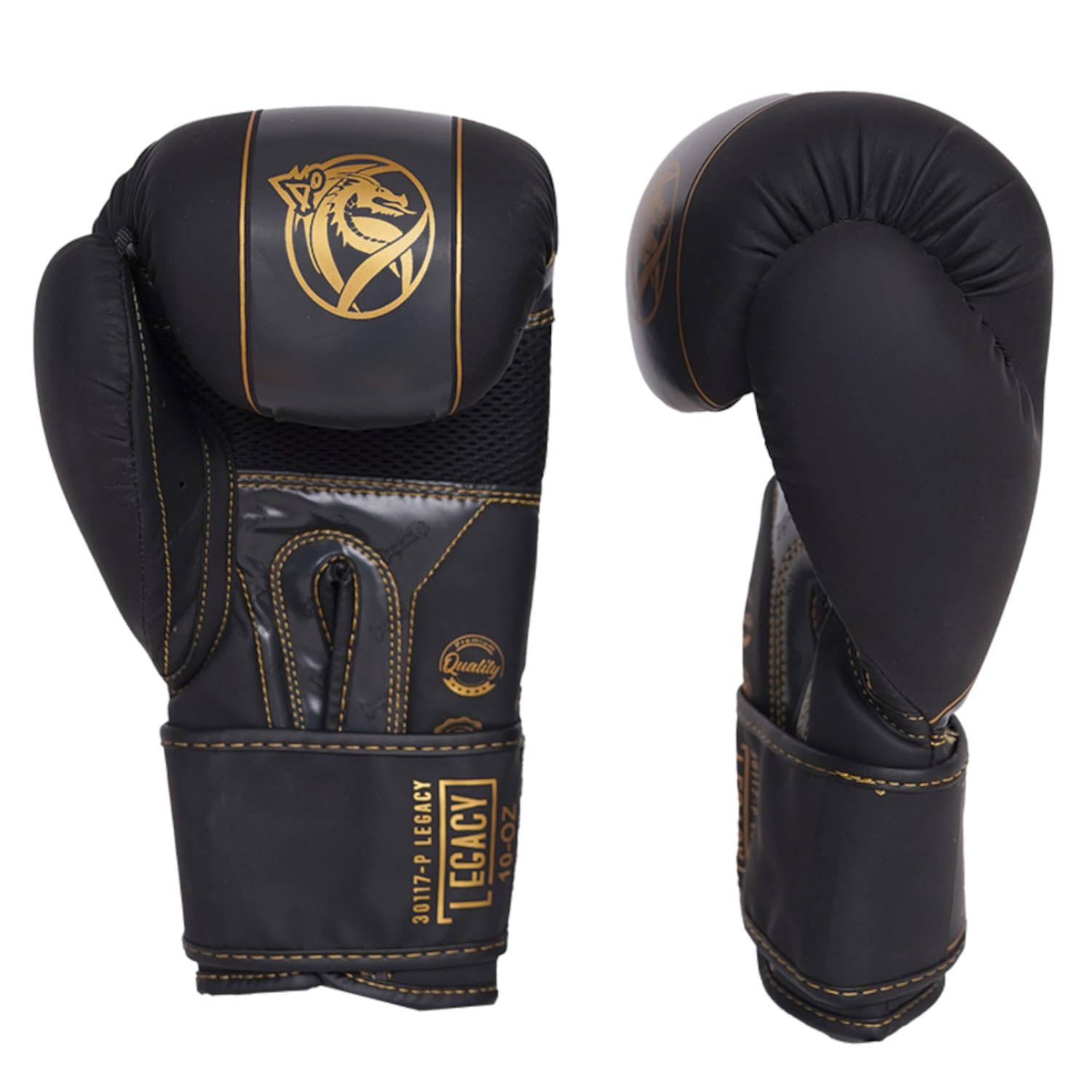 Dragon Do Legacy Box-Set 5-teilig Profi Boxhandschuhe Schienbeinschoner Full-Face Kopfschutz 3.5M Bandagen Zahnschutz PremiumSet