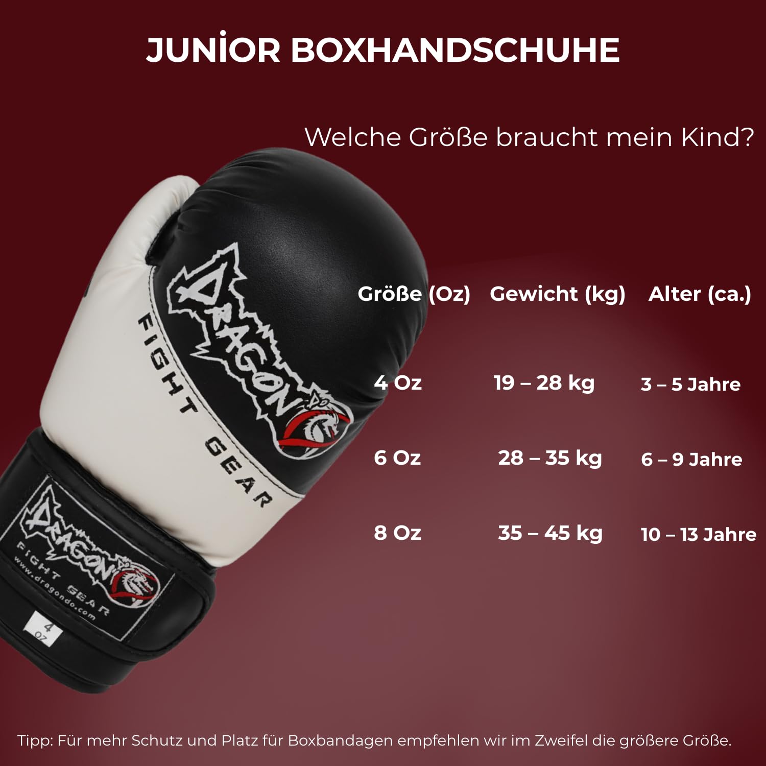 Dragon do Boxhandschuhe Kinder  Junior Boxhandschuhe