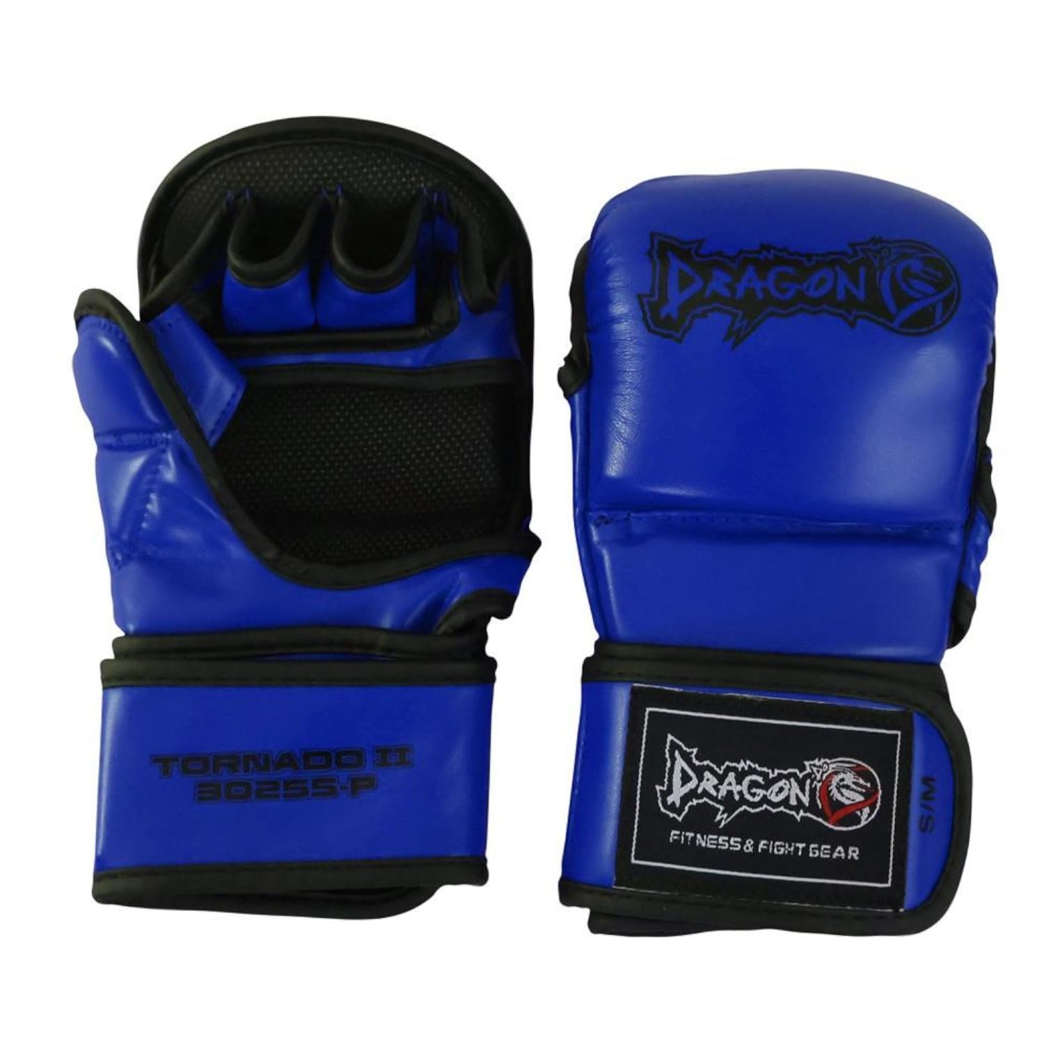 Dragon do MMA Handschuhe 30255-P Tornado Kampfsport Handschuhe mit Daumenschutz Grappling, Sparring, Boxsack Muay Thai Kunstleder Herren Damen Schwarz Rot Blau (Rot