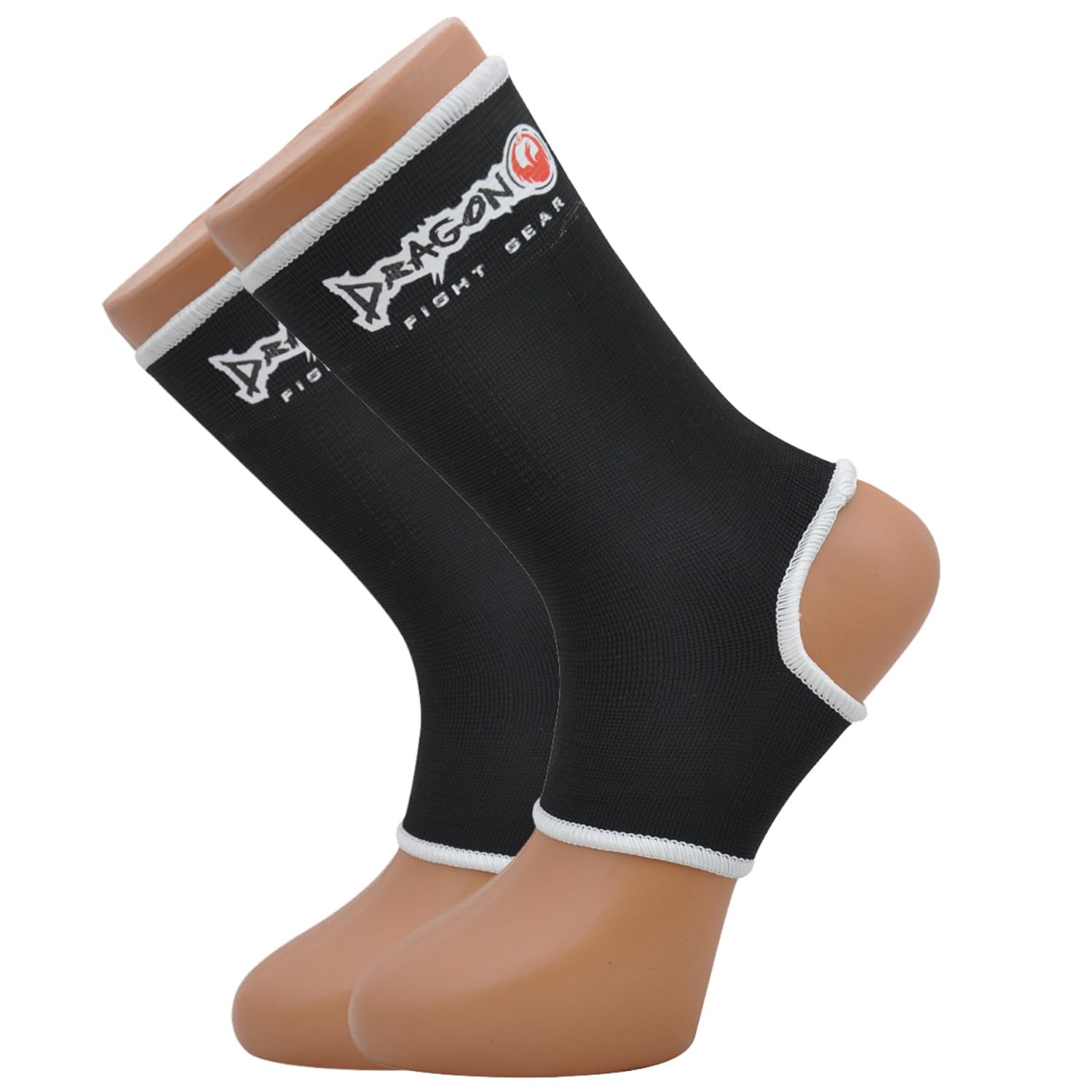 Dragon Do 41280 Knöchelschützer für Kickboxen Muay Thai Elastische Sprunggelenkbandage für Kampfsport, MMA Boxen Knöchelunterstützung für Herren Damen (1 Paar) (Rot