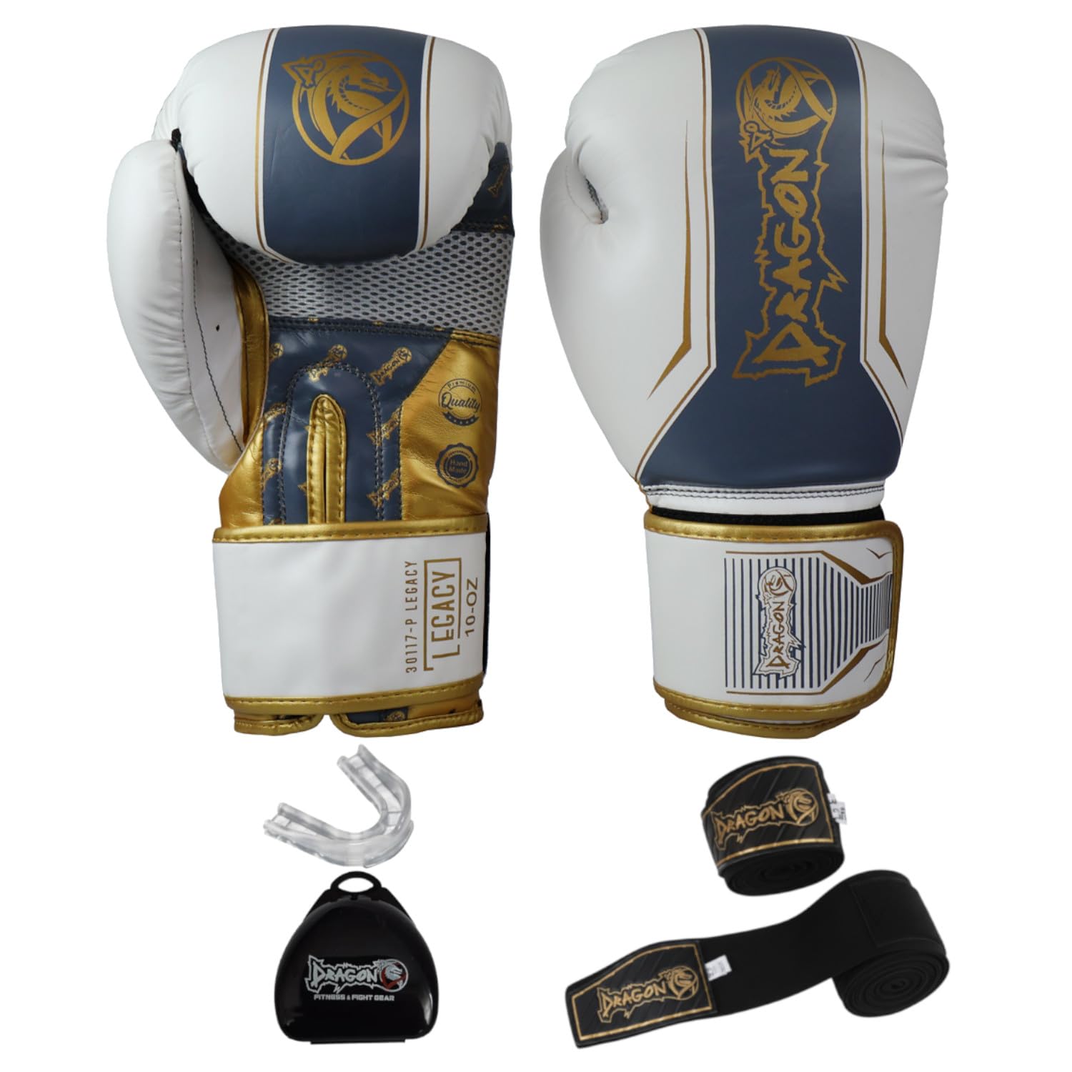 Dragon do Legacy Boxhandschuhe Set 3 Boxhandschuhe, 3,5m Bandagen, Zahnschutz