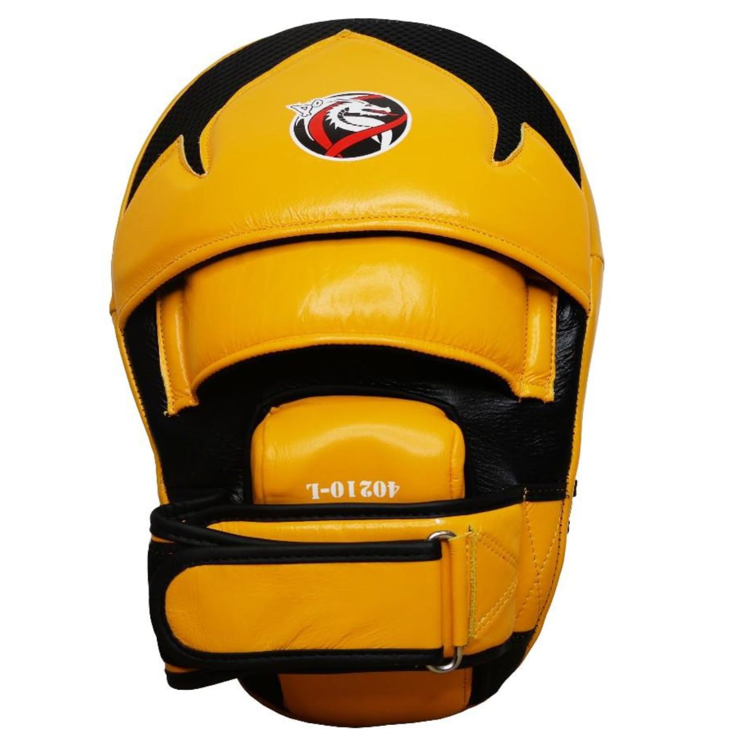 Dragon do Thai Pad 40210-L Profi Box-Pratzen Set (Paar) Echtes Rindsleder Fokus-Handschuhe für Boxen, Kickboxen, Muay Thai MMA Schlagpolster mit Hoher Dichte Ergonomisches