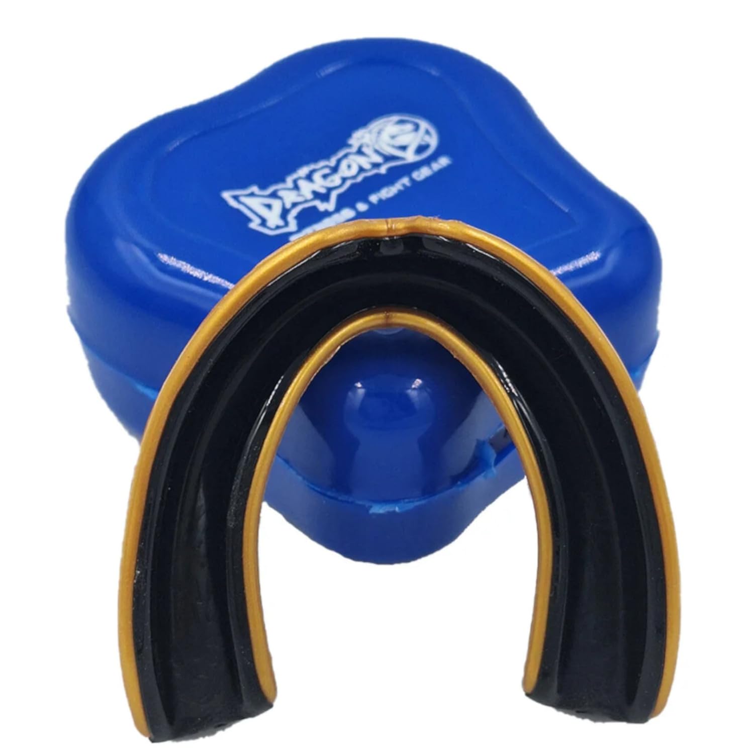 Dragon 99123 Profi Gel-Zahnschutz für Boxen Kampfsport Mundschutz inkl. Hygiene-Box BPA-frei Anpassbar Zahnschutz für Muay Thai, MMA, Kickboxen, Rugby Hockey Erwachsene