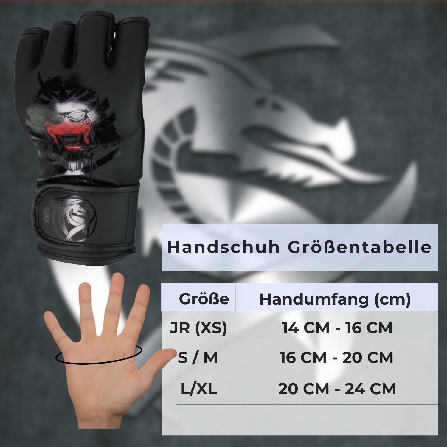 Dragon do 30250-P Yakuza MMA Handschuhe