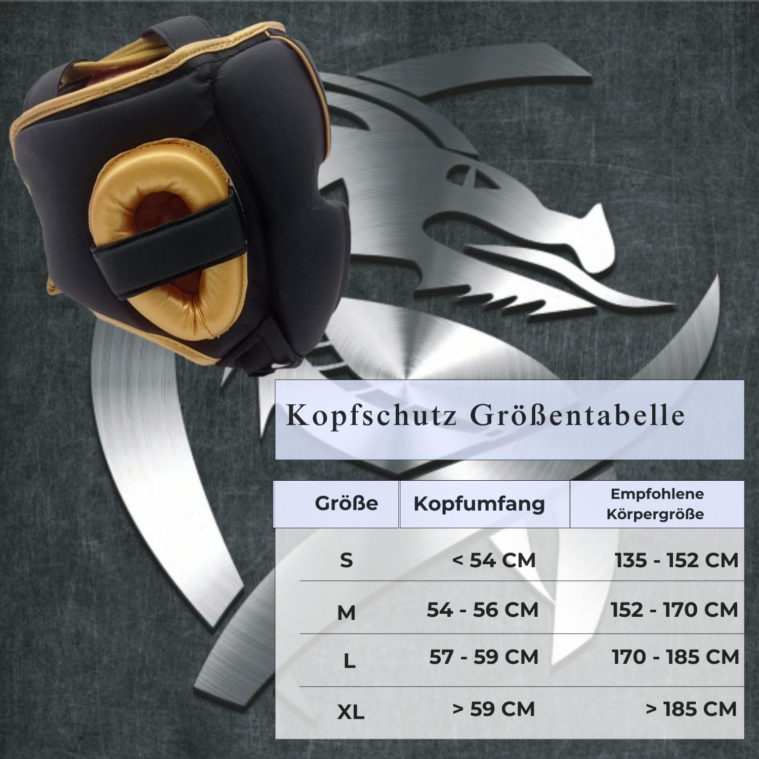 DragonDo 11746-P Boxhelm Kopfschutz mit Wangenschutz – Profi Sparring Helm für Kickboxen, Muay Thai, MMA & Kampfsport – Stoßdämpfender Kopfschützer für Herren &