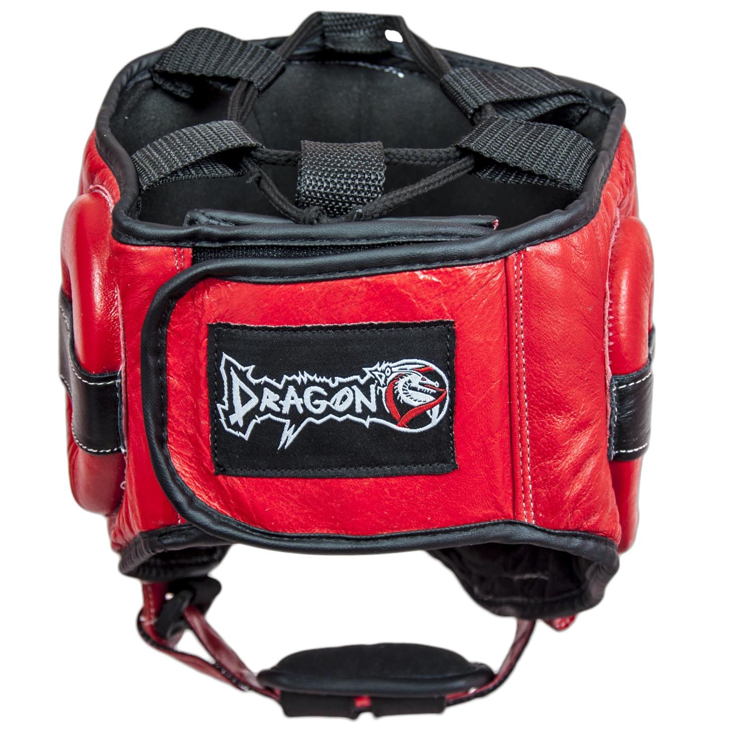 DragonDo 11751-L Profi Boxhelm aus Echtleder mit Stahl-Gesichtsschutz – Hochresistenter Kopfschutz für Sparring & Kampfsport – Verstärkter Schutz gegen Schläge –