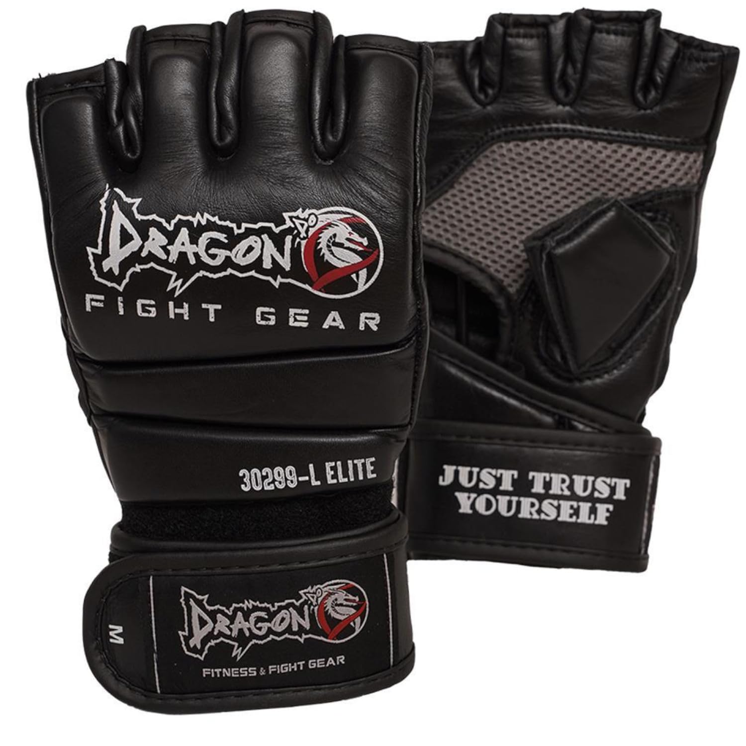 Dragon do 30299-L Elite Leder MMA Handschuhe aus echtem Leder
