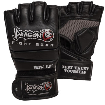 Dragon do 30299-L Elite Leder MMA Handschuhe aus echtem Leder