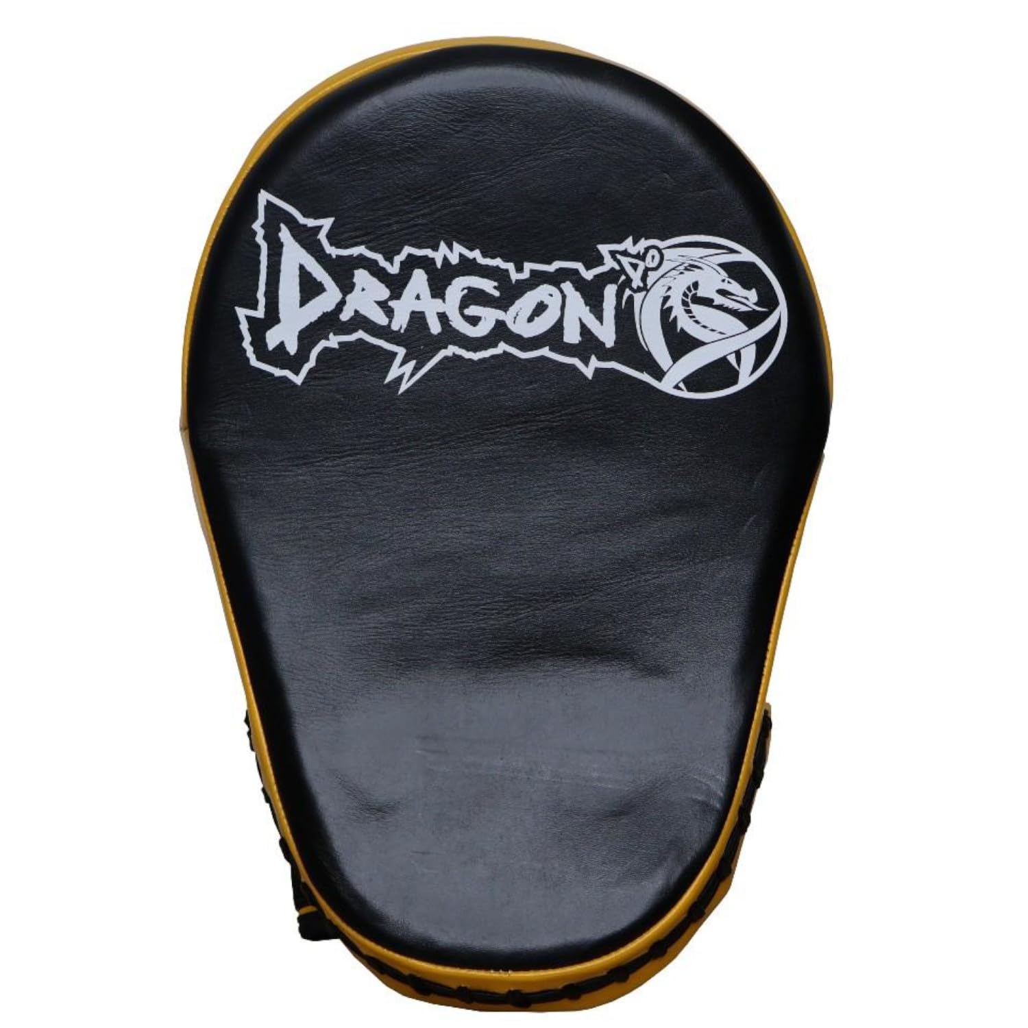 Dragon do Thai Pad 40210-L Profi Box-Pratzen Set (Paar) Echtes Rindsleder Fokus-Handschuhe für Boxen, Kickboxen, Muay Thai MMA Schlagpolster mit Hoher Dichte Ergonomisches