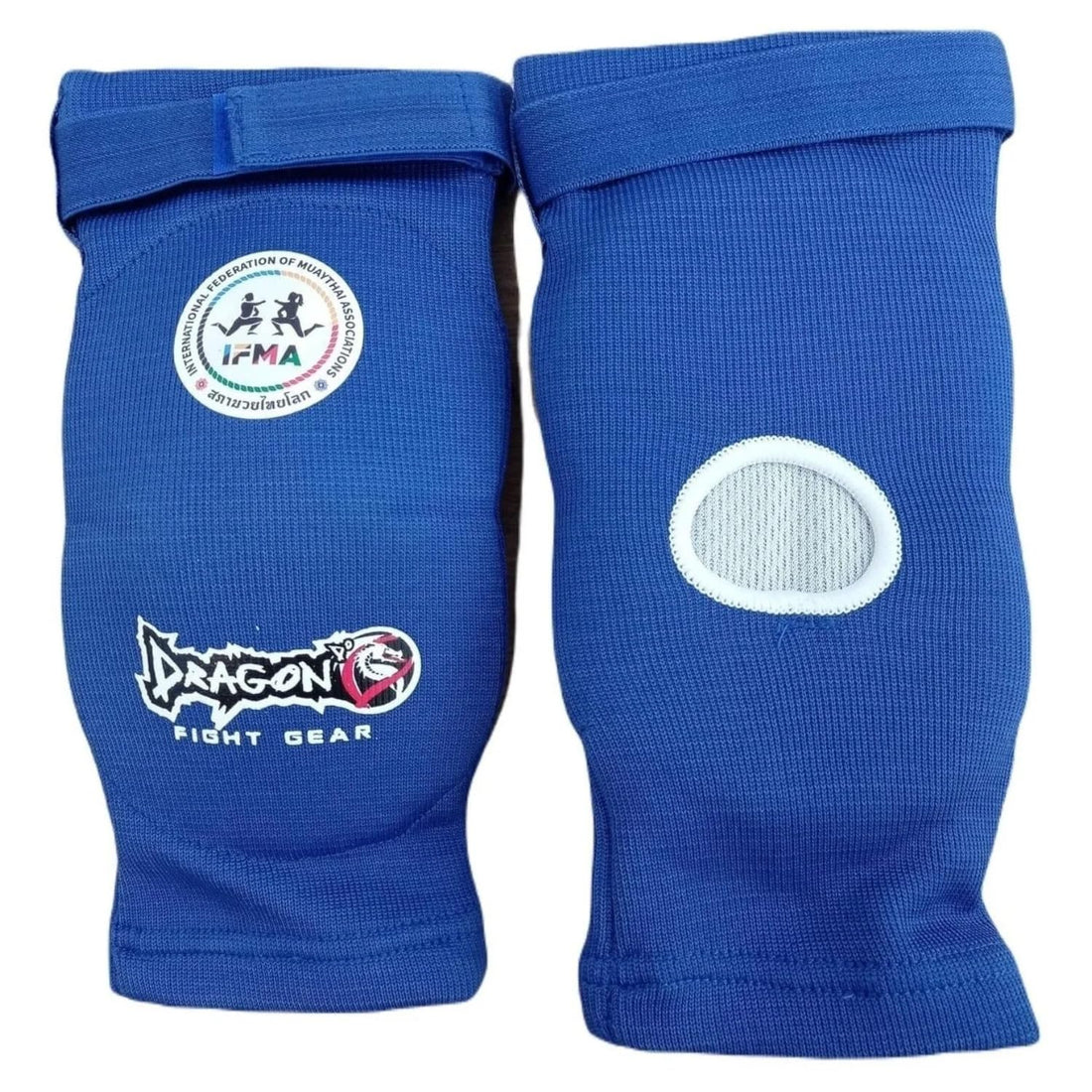 Dragon do 40495 IFMA Approved Ellenbogenschützer Muay Thai MMA Professionelle Hosiery Elbow Pads Paar Stoßfeste Schaumstoffpolsterung Wettkampf Training (Schwarz
