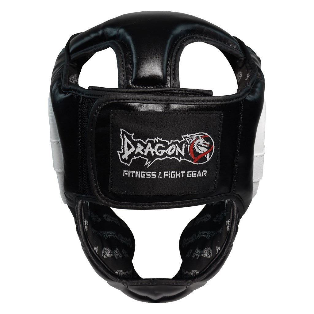 DragonDo 11745-P Yanaklari Kapali Kopfschutz Muay Thai Kickbox Kopfschutz – Kampfsporthelm für Training und Sparring