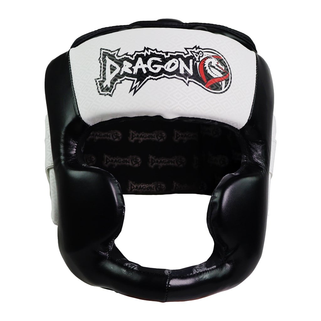 DragonDo 11745-P Yanaklari Kapali Kopfschutz Muay Thai Kickbox Kopfschutz – Kampfsporthelm für Training und Sparring