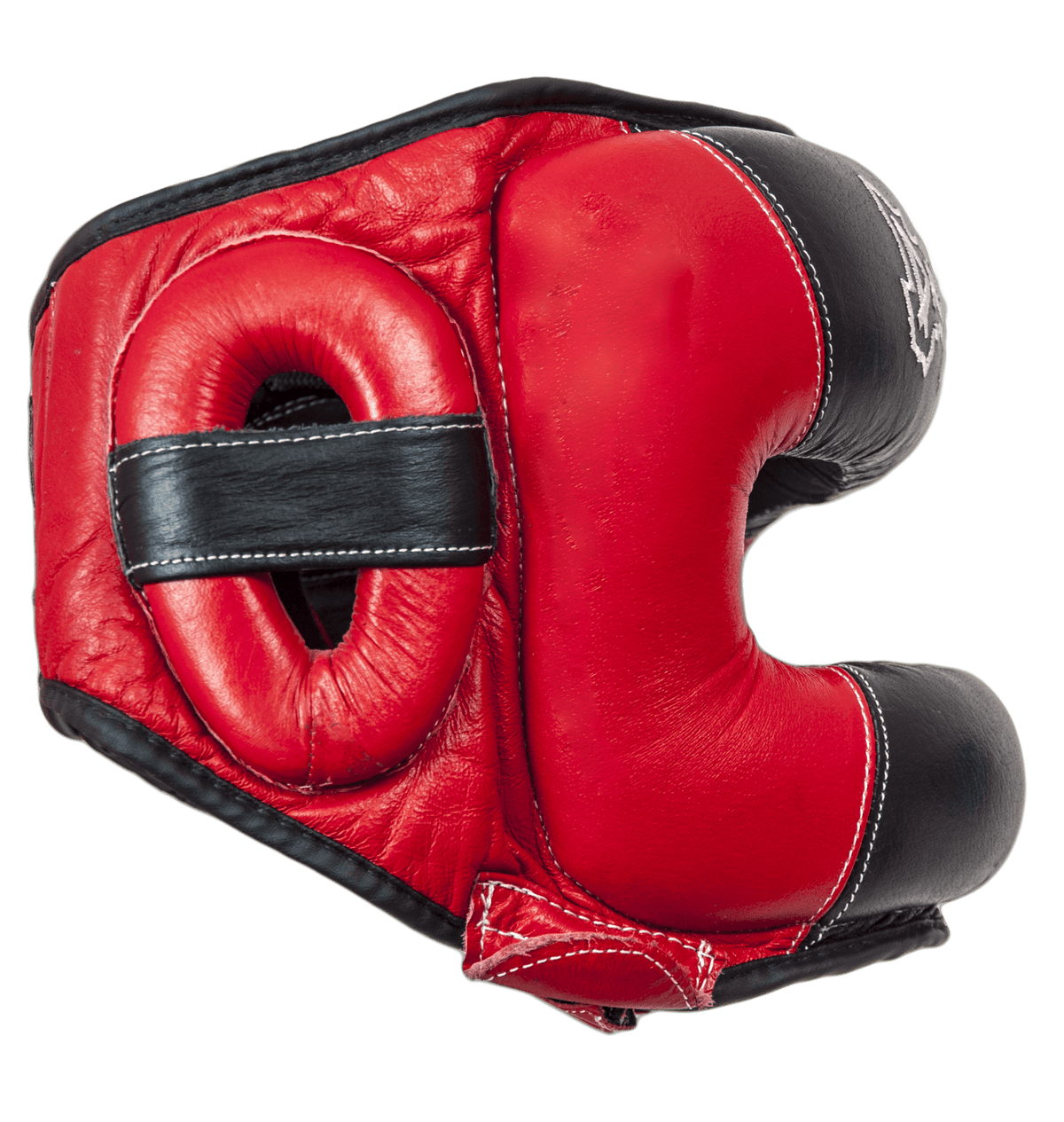 DragonDo 11751-L Yüz Korumali .Leder Kickbox Muay Thai Kopfschutz – für Training und Wettkampf