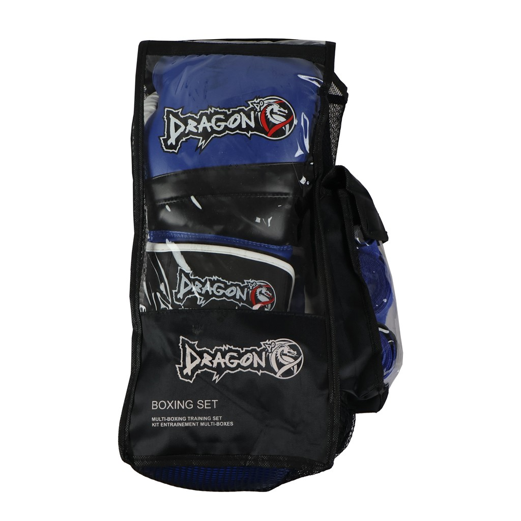 Dragon do 30096-P Attack-6 Boxhandschuhe-Set (Handschuhe + Bandage + Mundschutz)
