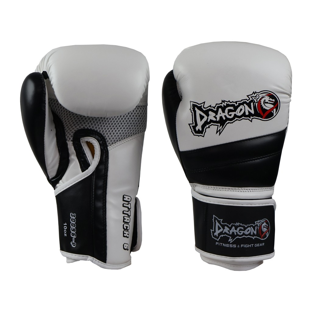 Dragon do 30096-P Attack-6 Boxhandschuhe-Set (Handschuhe + Bandage + Mundschutz)