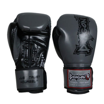 DragonDo 30097-P Attack-5 Plus Boxhandschuhe Grau