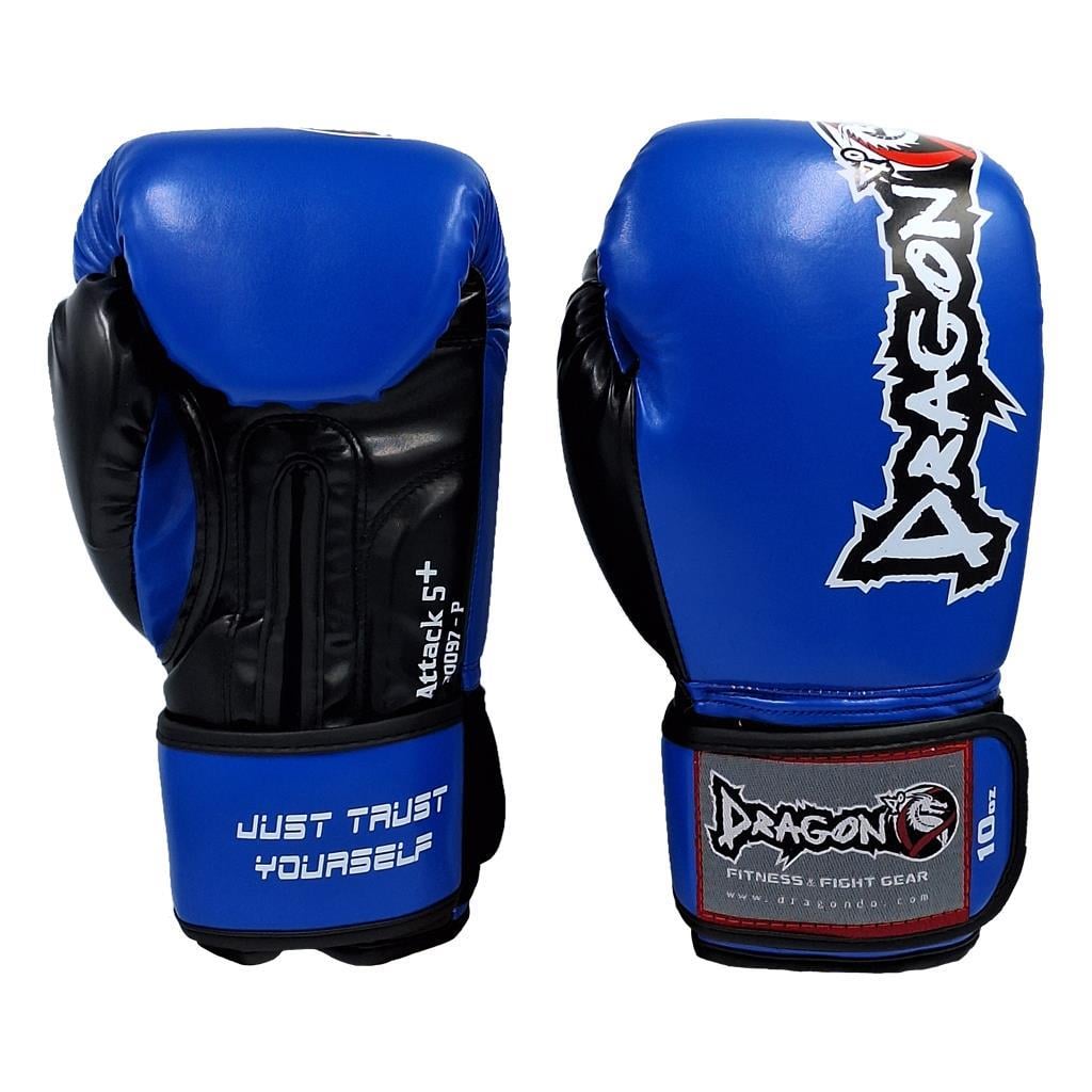 DragonDo 30097-P Attack 5 Plus Boxhandschuhe, Kickboxhandschuhe, Muay-Thai-Handschuhe