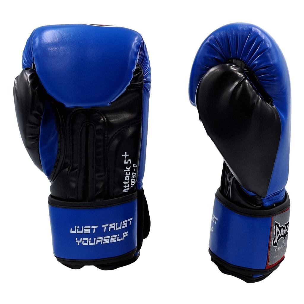 DragonDo 30097-P Attack 5 Plus Boxhandschuhe, Kickboxhandschuhe, Muay-Thai-Handschuhe