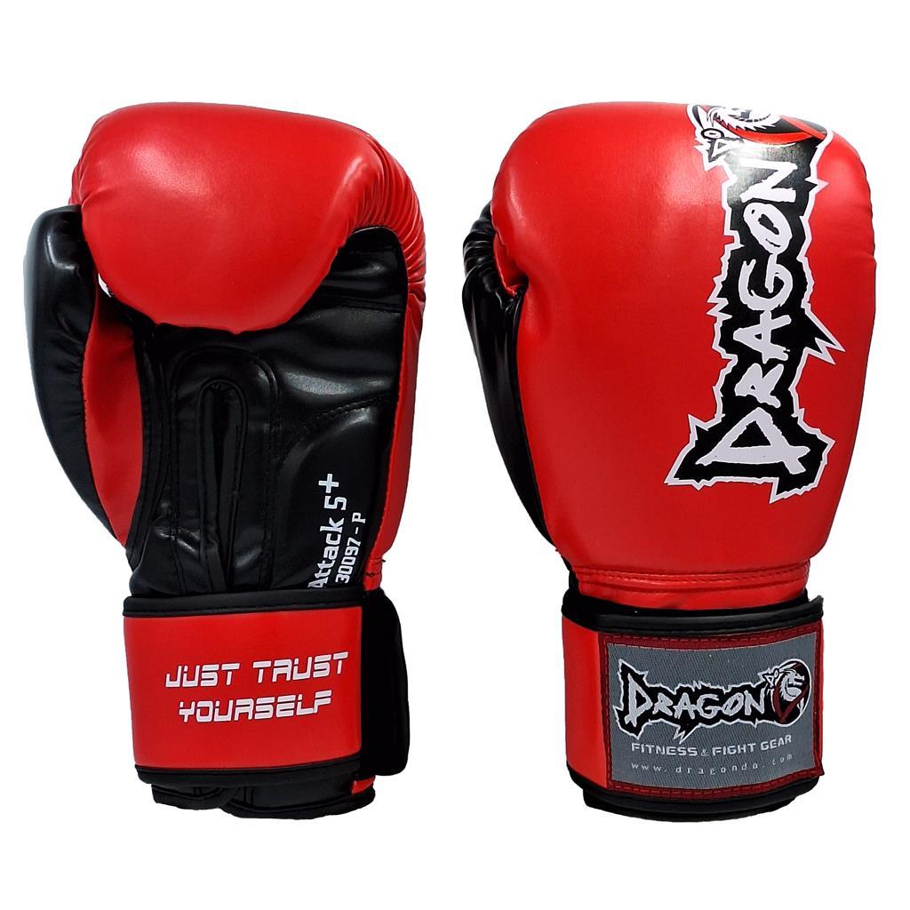 DragonDo 30097-P Attack 5 Plus Boxhandschuhe, Kickboxhandschuhe, Muay-Thai-Handschuhe