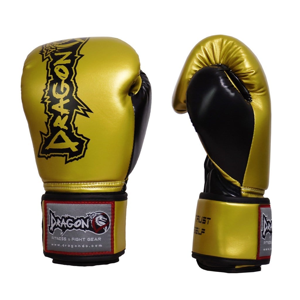 DragonDo 30097-P Attack-5 Plus Boxhandschuhe Gold