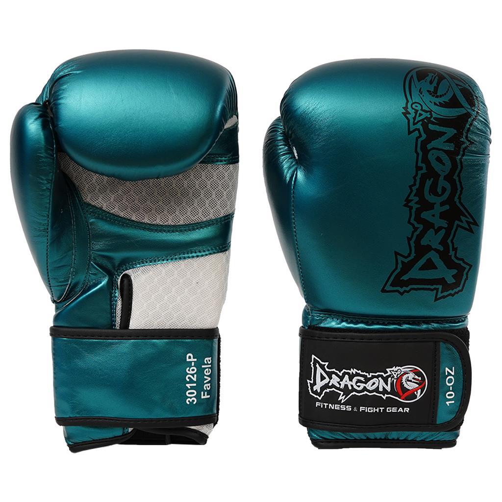 DragonDo 30126-P Favela Boxhandschuhe, Muay Thai Boxhandschuhe
