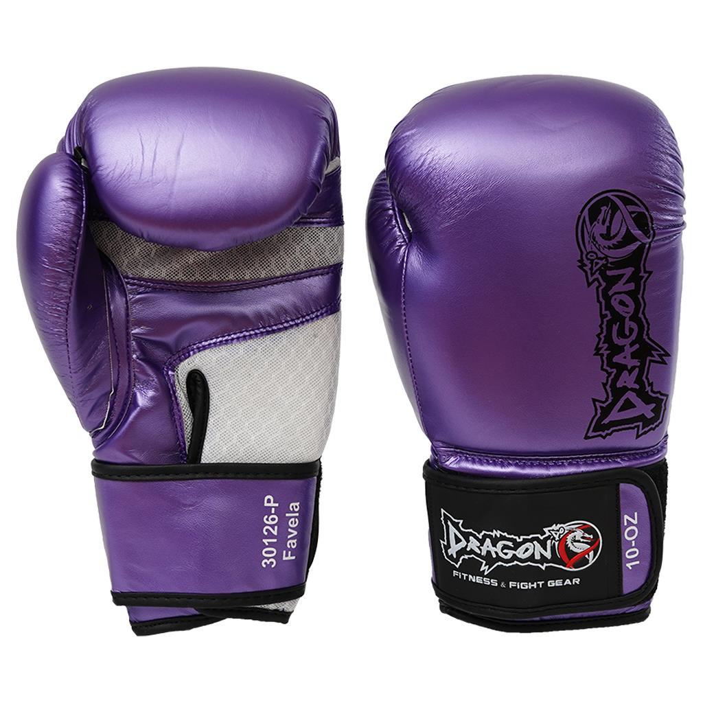 DragonDo 30126-P Favela Boxhandschuhe, Muay Thai Boxhandschuhe
