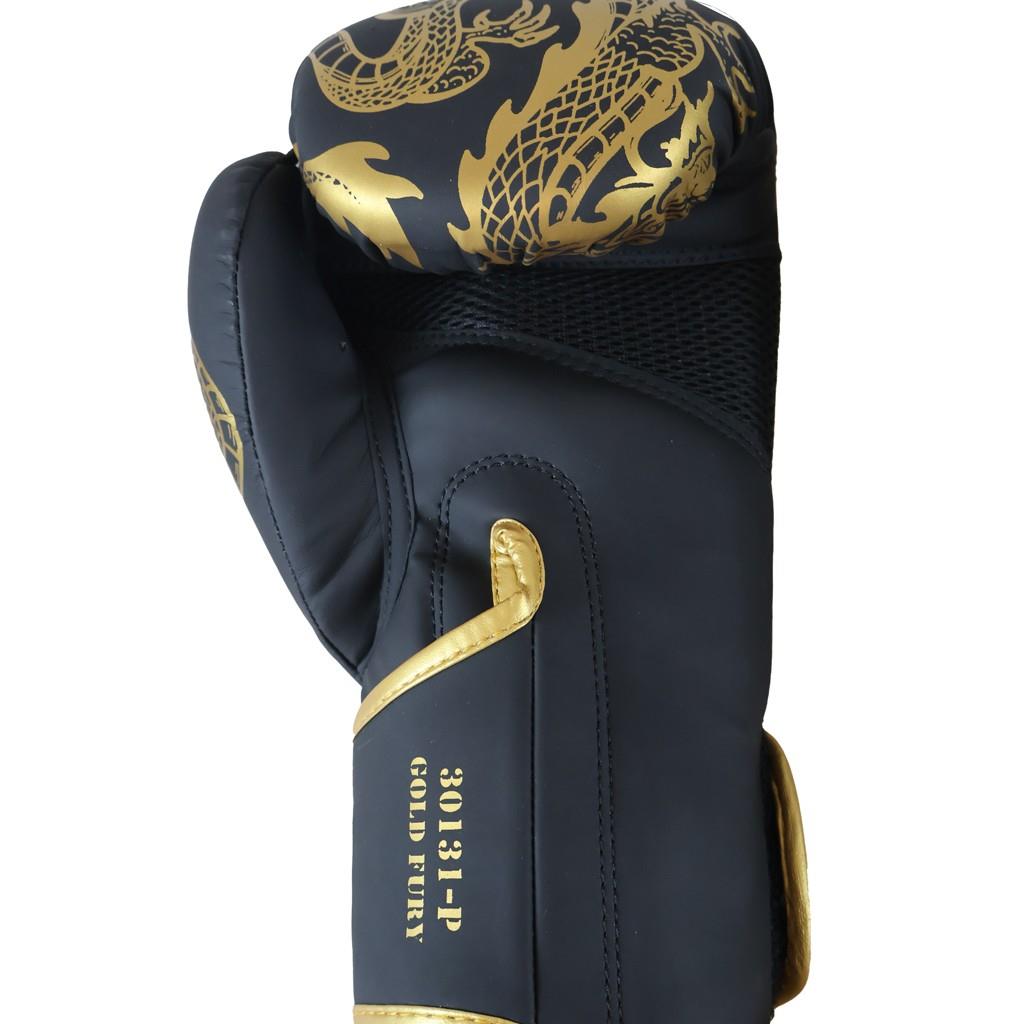 DragonDo 30131-P Gold Fury Boxhandschuhe Muay Thai – Trainingshandschuhe für Boxen, Kickboxen und Muay Thai