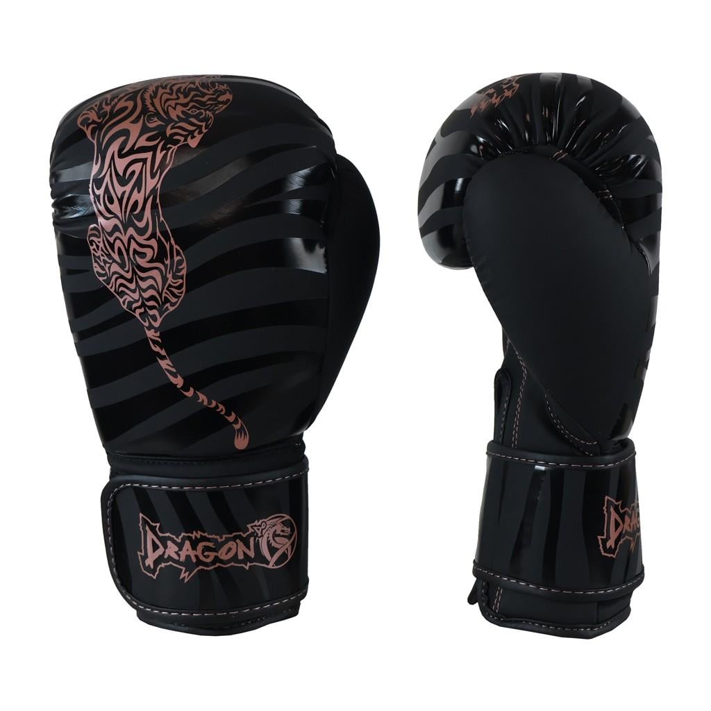 DragonDo 30132-P Tiger Boxhandschuhe – Trainingshandschuhe für Boxen, Kickboxen und Muay Thai