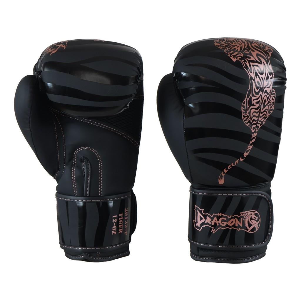 DragonDo 30132-P Tiger Boxhandschuhe – Trainingshandschuhe für Boxen, Kickboxen und Muay Thai