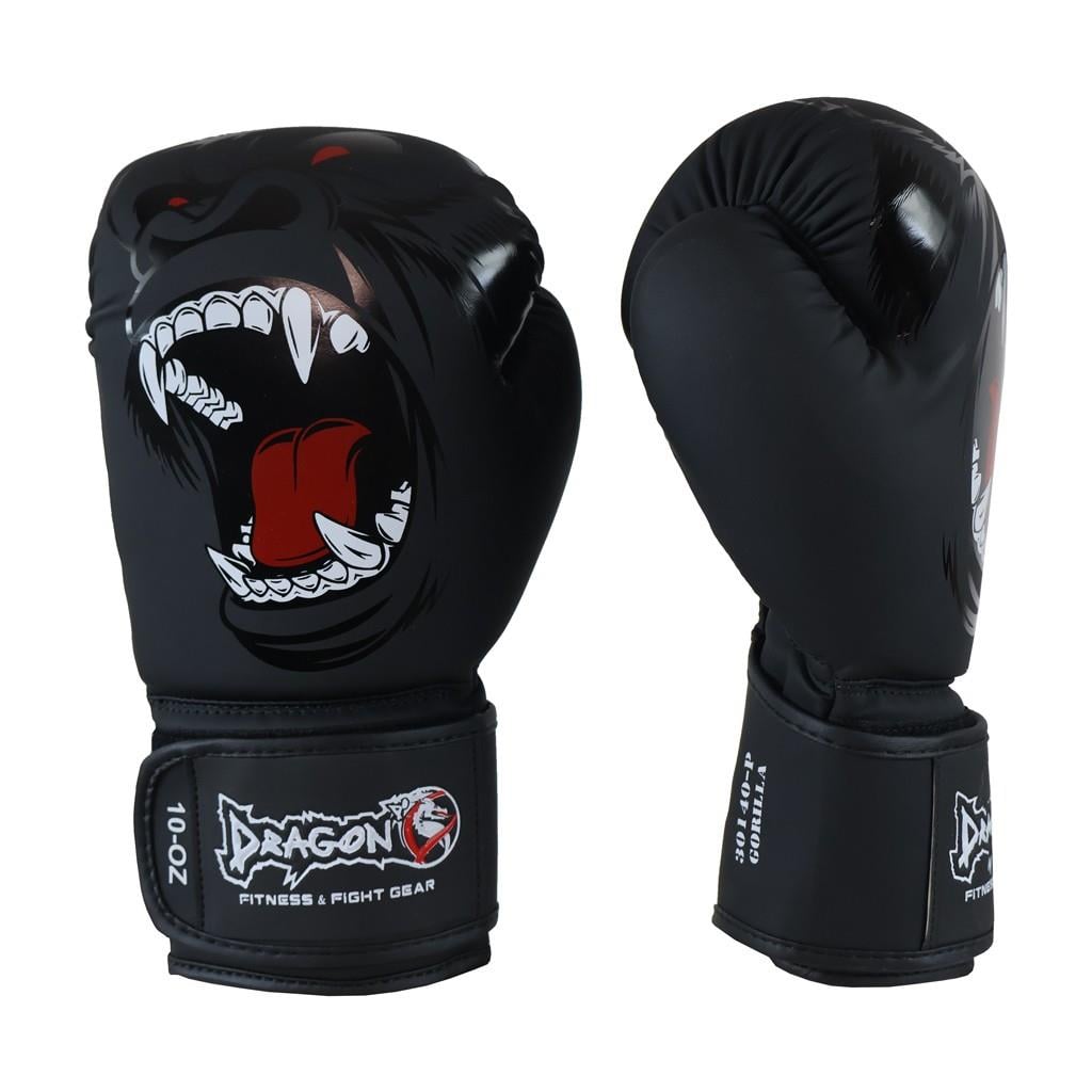 DragonDo 30140-P Gorilla Boxhandschuhe Muay Thai Kickboxhandschuhe