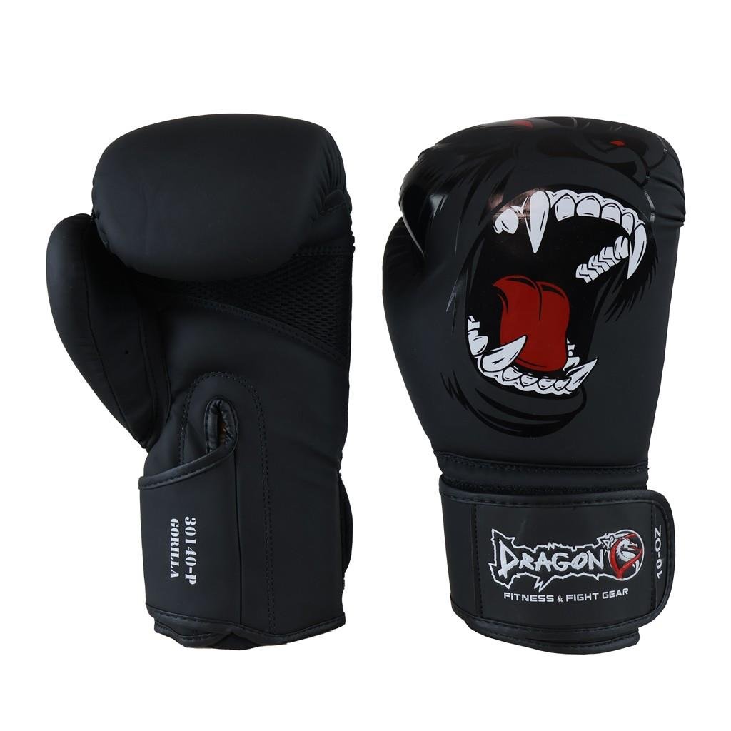 DragonDo 30140-P Gorilla Boxhandschuhe Muay Thai Kickboxhandschuhe