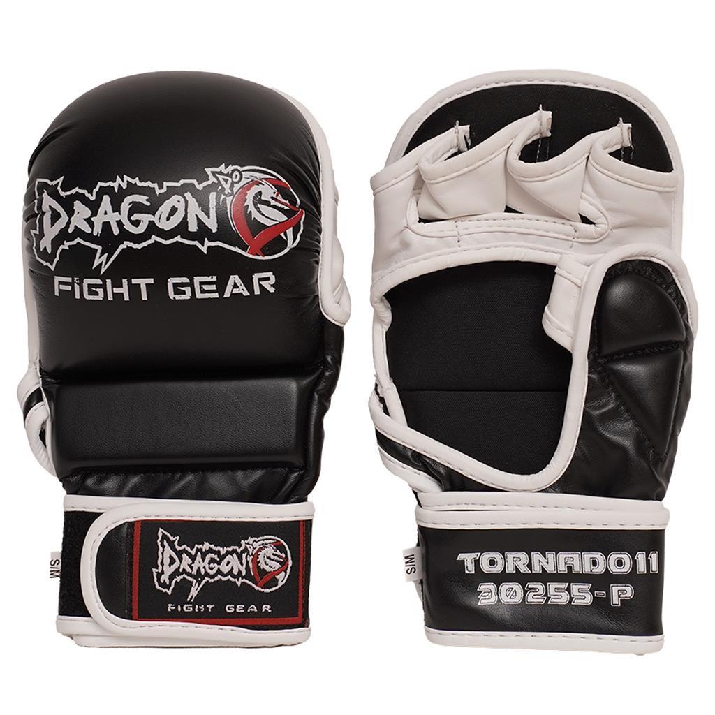DragonDo 30255-P Tornado II MMA-Handschuhe, schwarze Schildpatt-Handschuhe, Boxhandschuhe