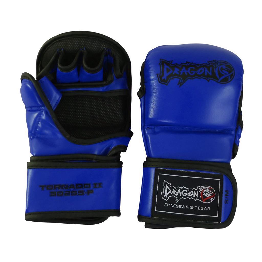 DragonDo 30255-P Tornado MMA-Handschuhe, Blaue Schildkröten-MMA-Handschuhe