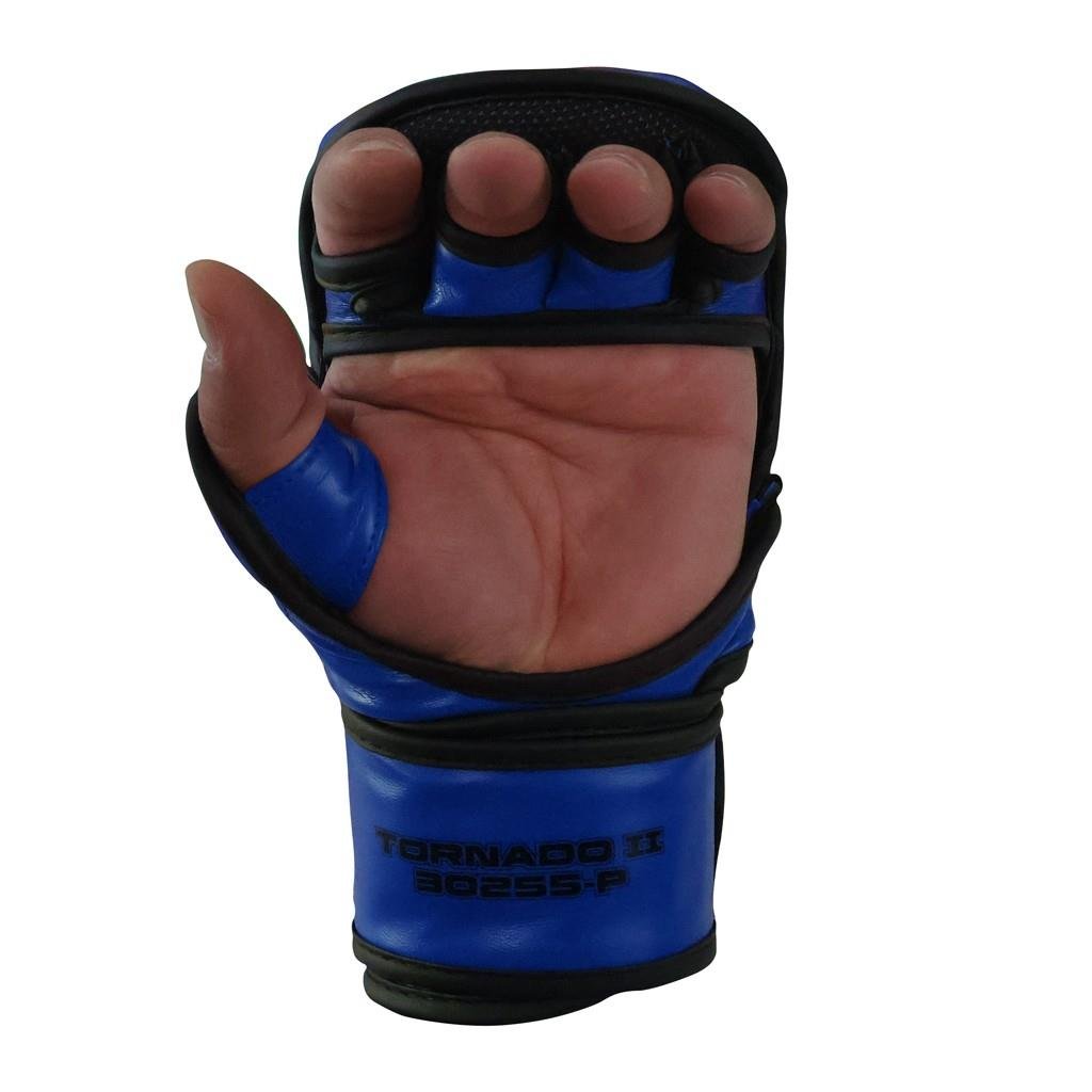 DragonDo 30255-P Tornado MMA-Handschuhe, Blaue Schildkröten-MMA-Handschuhe