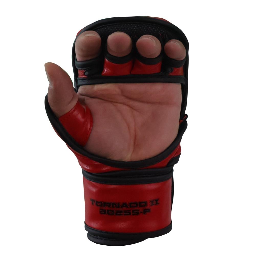 DragonDo 30255-P Tornado MMA-Handschuhe, Rote Schildkröten-MMA-Handschuhe