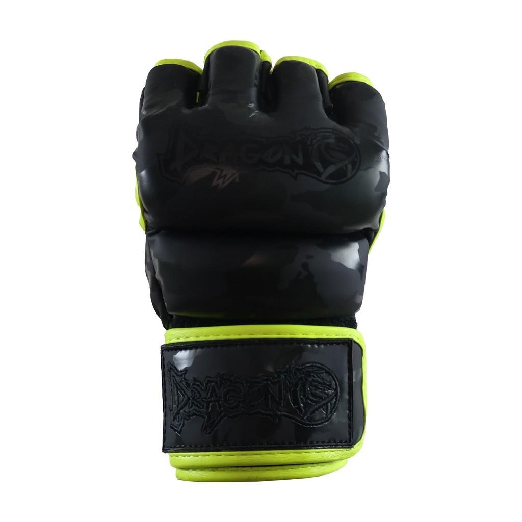 DragonDo 30257-P Camo II Camouflage MMA-Handschuhe, Trainingshandschuhe mit Tasche