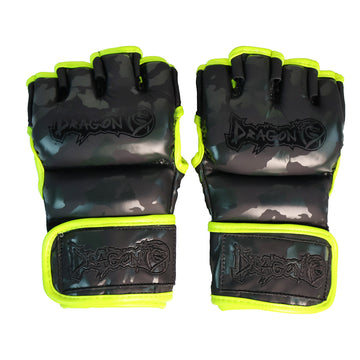 DragonDo 30257-P Camo II Camouflage MMA-Handschuhe, Trainingshandschuhe mit Tasche