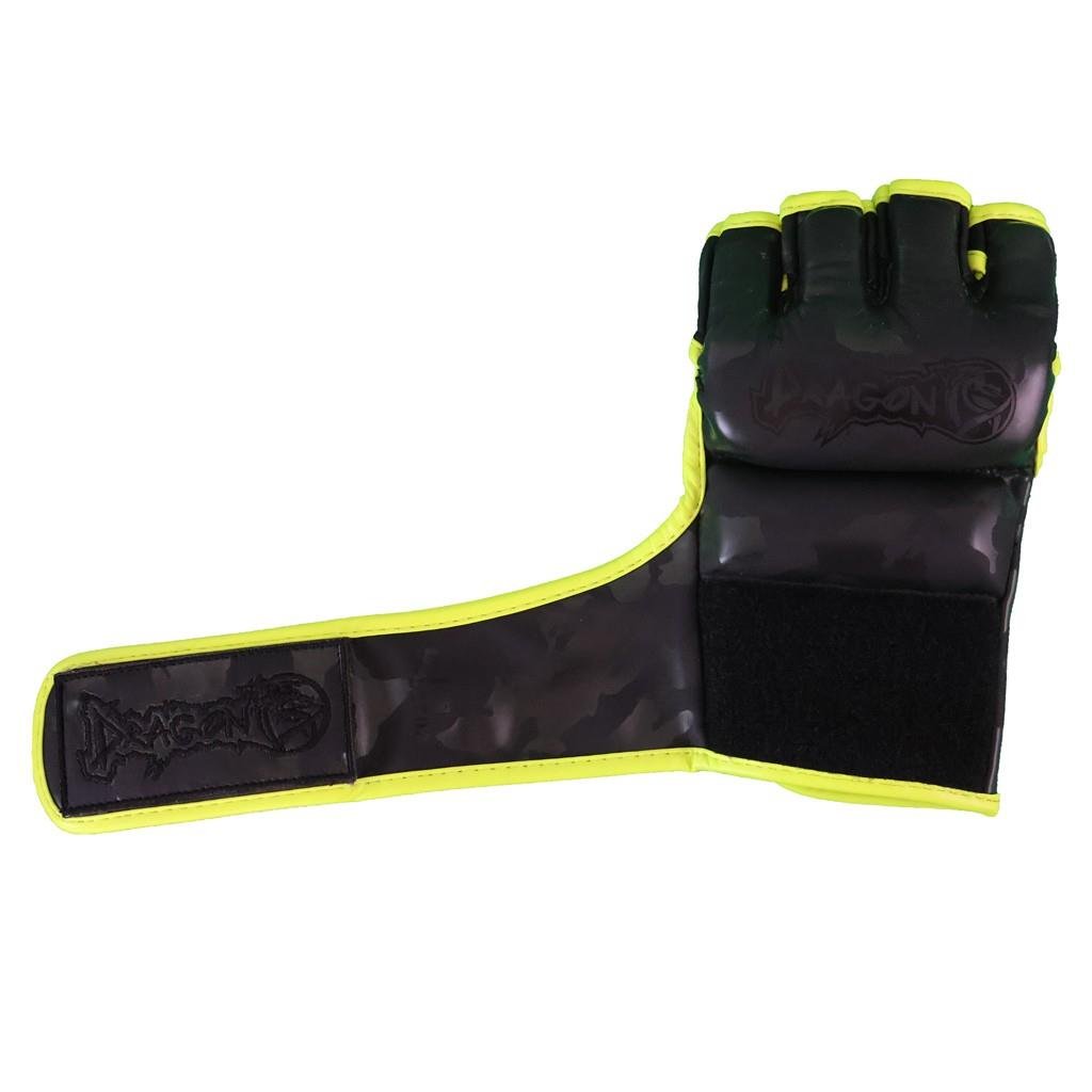 DragonDo 30257-P Camo II Camouflage MMA-Handschuhe, Trainingshandschuhe mit Tasche