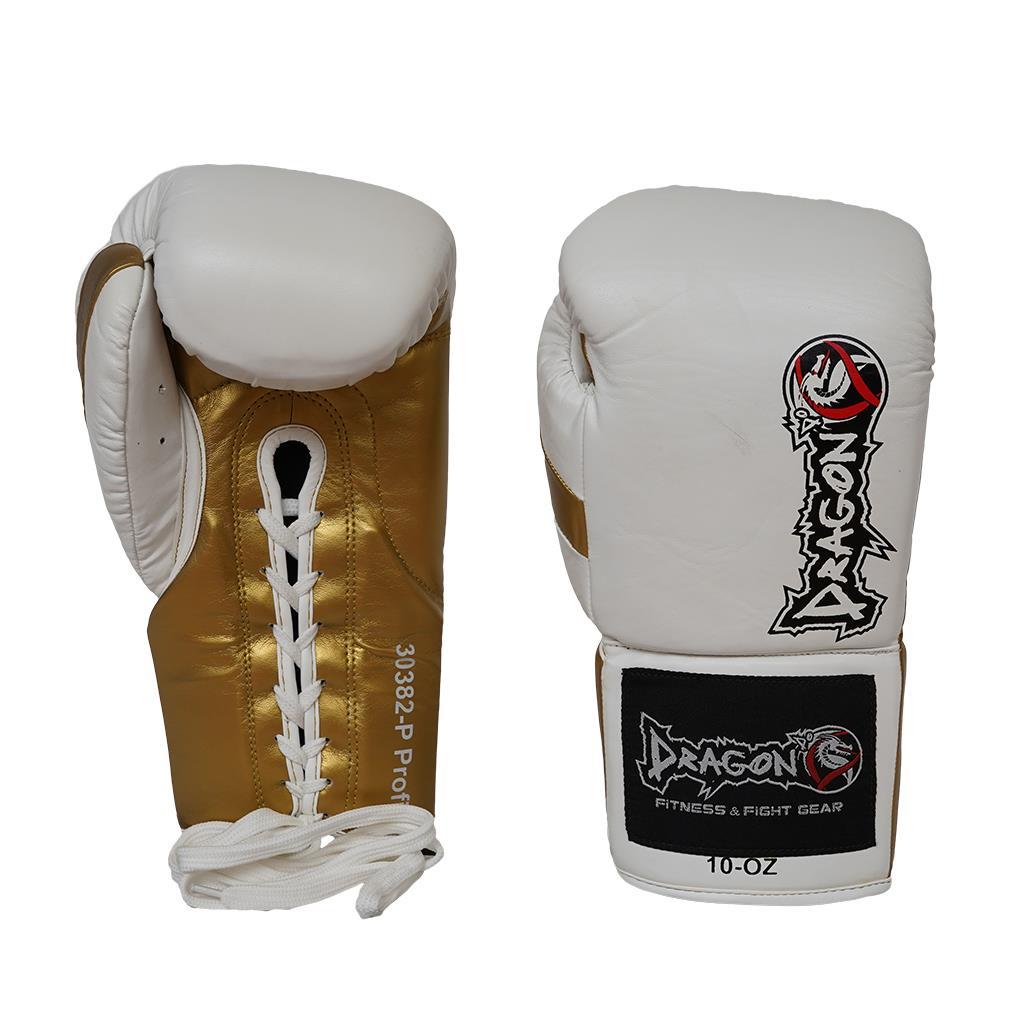 DragonDo 30382-P Profi Schnür-Boxhandschuhe