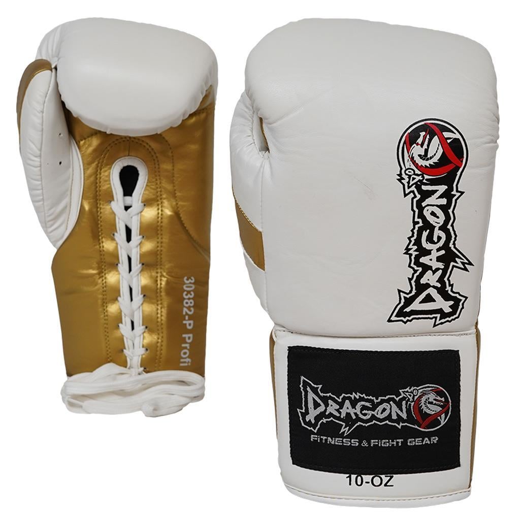 DragonDo 30382-P Profi Schnür-Boxhandschuhe
